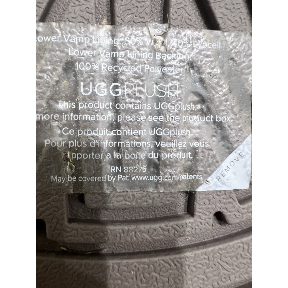 Uggs Disquette Alpine Slipper Women's Size 8 Thunder Cloud Slip On Platform - Picture 12 of 14